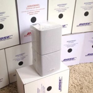 Bose Double Cube Speaker MINT DoubleShot Lifestyle Acoustimass White