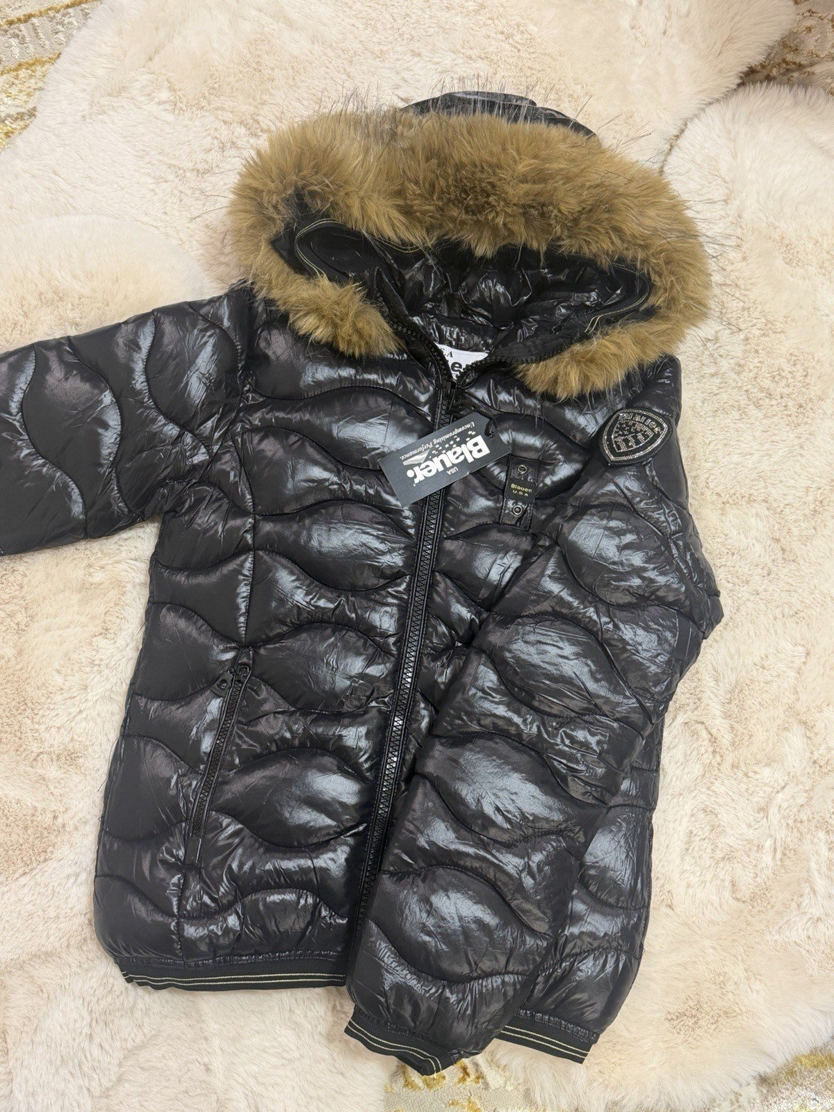 Giubbotto Blauer Donna Logo Glitterato | eBay