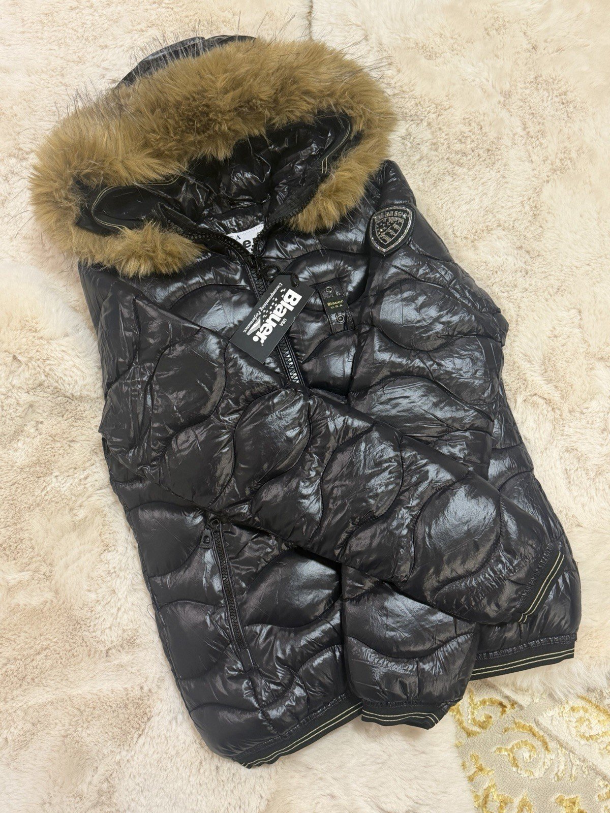 Giubbotto Blauer Donna Logo Glitterato | eBay - Image 4