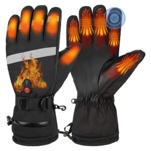 Guanti Riscaldati Ricaricabili con Powerbank 3 Livelli di Temperatura