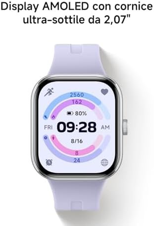 XIAOMI Redmi Watch 5, Smartwatch with AMOLED Display 2.07 inches, Bluetooth Calls, 24 Days Autonomy, 5 ATM Water Resistance, Heart Rate - Image 4