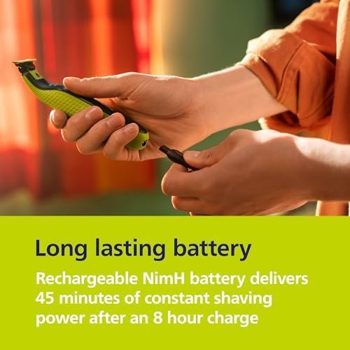 Philips OneBlade 360 Genuine Electric Beard Trimmer for Face and Body, Razor and Brush, 3 x 360 Blades, - Image 5