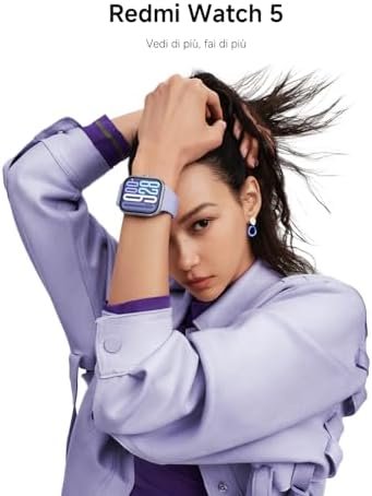XIAOMI Redmi Watch 5, Smartwatch with AMOLED Display 2.07 inches, Bluetooth Calls, 24 Days Autonomy, 5 ATM Water Resistance, Heart Rate - Image 3