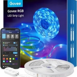 Govee LED Strip 5 Meters, Smart WiFi RGB LED Strip, Compatible with Alexa and Google Assistant, APP Control, Music Mode, Multi-Color LED Lights Bedroom, Bar, Party, 24 V Amazon.it: Lighting