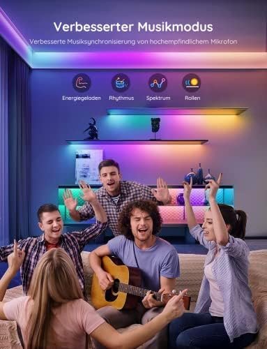 Govee RGBIC Pro Smart LED Strip 10M Smart LED Works with Alexa and Google Assistant, Coated Light Band, Music Sync etc - Image 7