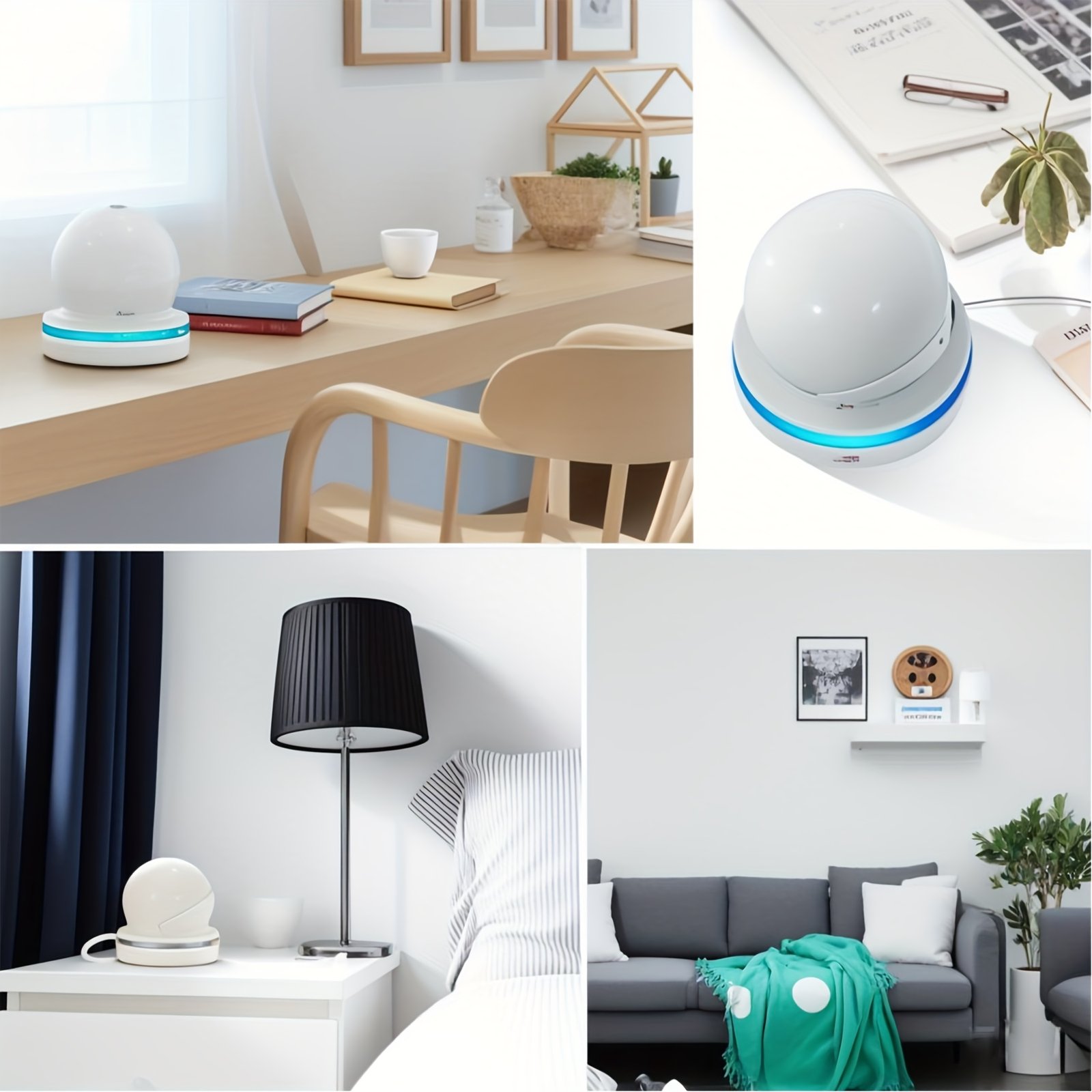 Echo Dot 4th/5th Generation Table Stand Desktop Holder Mount for Echo Dot 4th/5th Gen, Base Bracket with Light Guide - Image 2