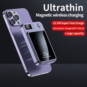 New Portable 5000/10000Mah Ultra Strong Magnetic Wireless Power Bank with 22.5W/PD20 Fast Charging Power Suitable for Apple 16/15Pro/14Max/13/12 ...