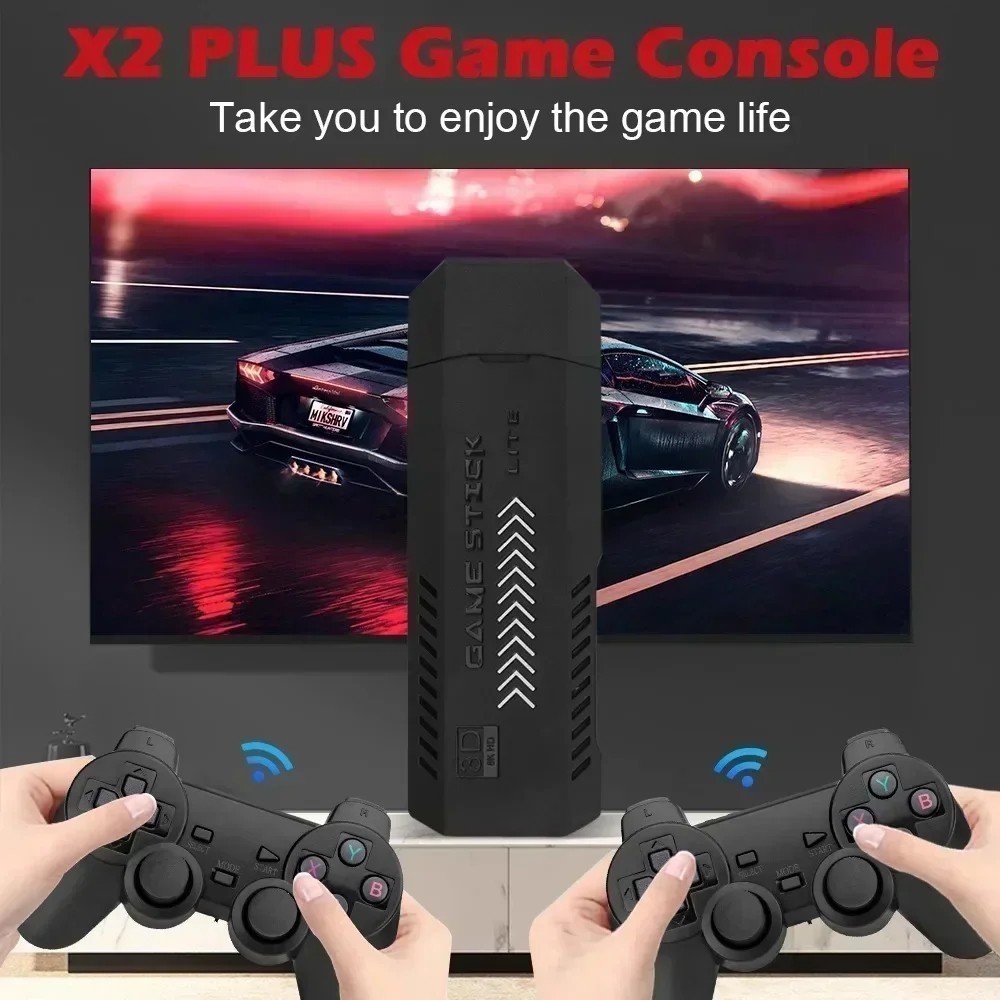 Console Retro X2 Plus Game Stick - Con 2 Controller Wireless, 64Gb, 32000 giochi | eBay - Image 3