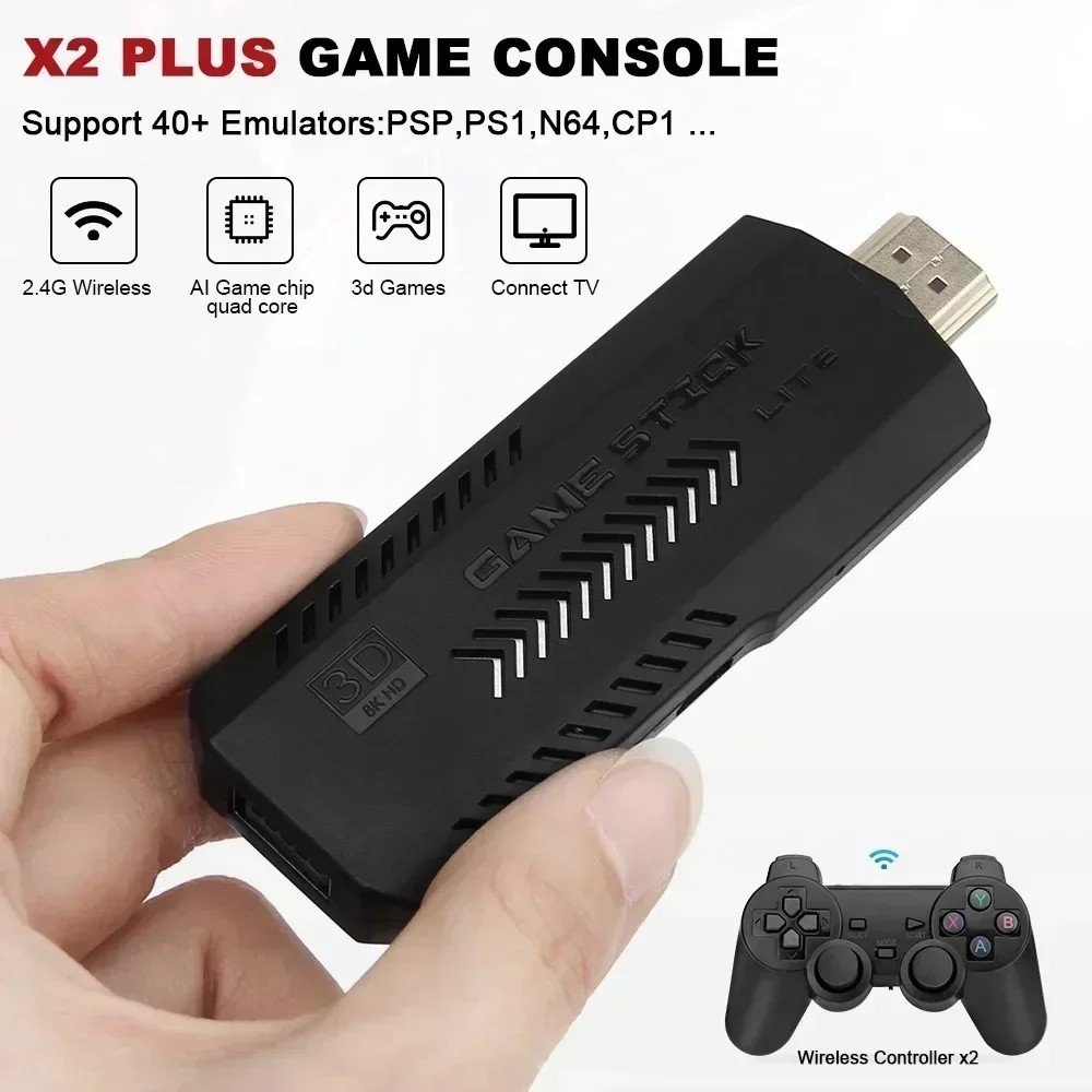 Console Retro X2 Plus Game Stick - Con 2 Controller Wireless, 64Gb, 32000 giochi | eBay - Image 5
