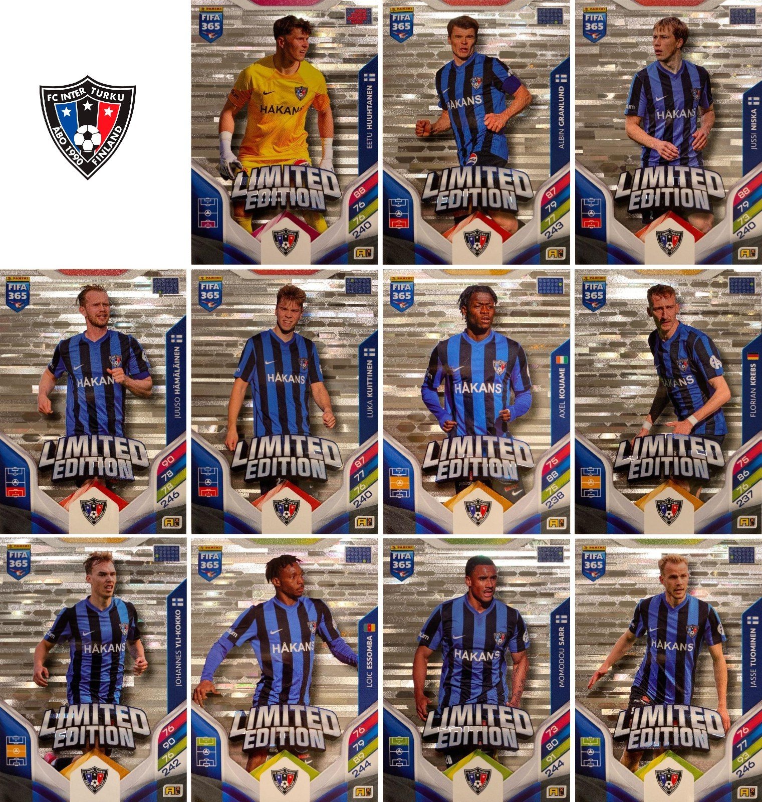 Panini FIFA 365 Adrenalyn XL 2026 - Limited Edition - XXL - Momentum | eBay - 365 2026 : Full Team AFC Ajax (11 cards)